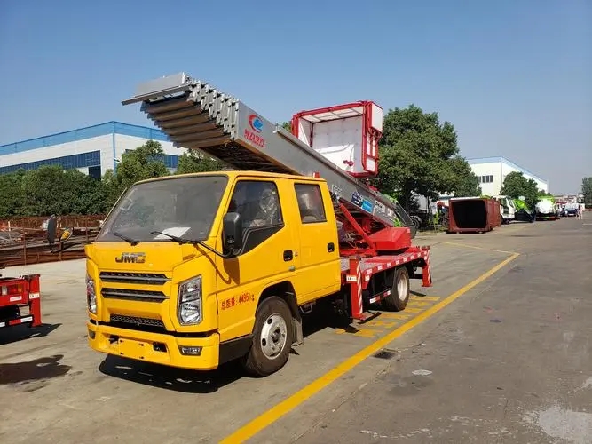 诸暨附近云梯车出租 砂石搬运