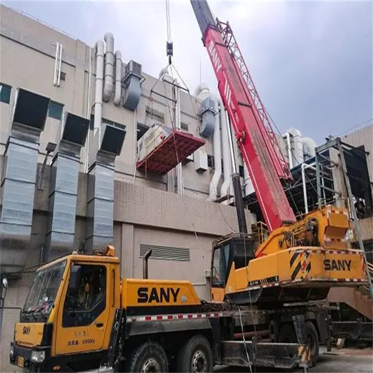 诸暨吊车如何吊彩钢瓦